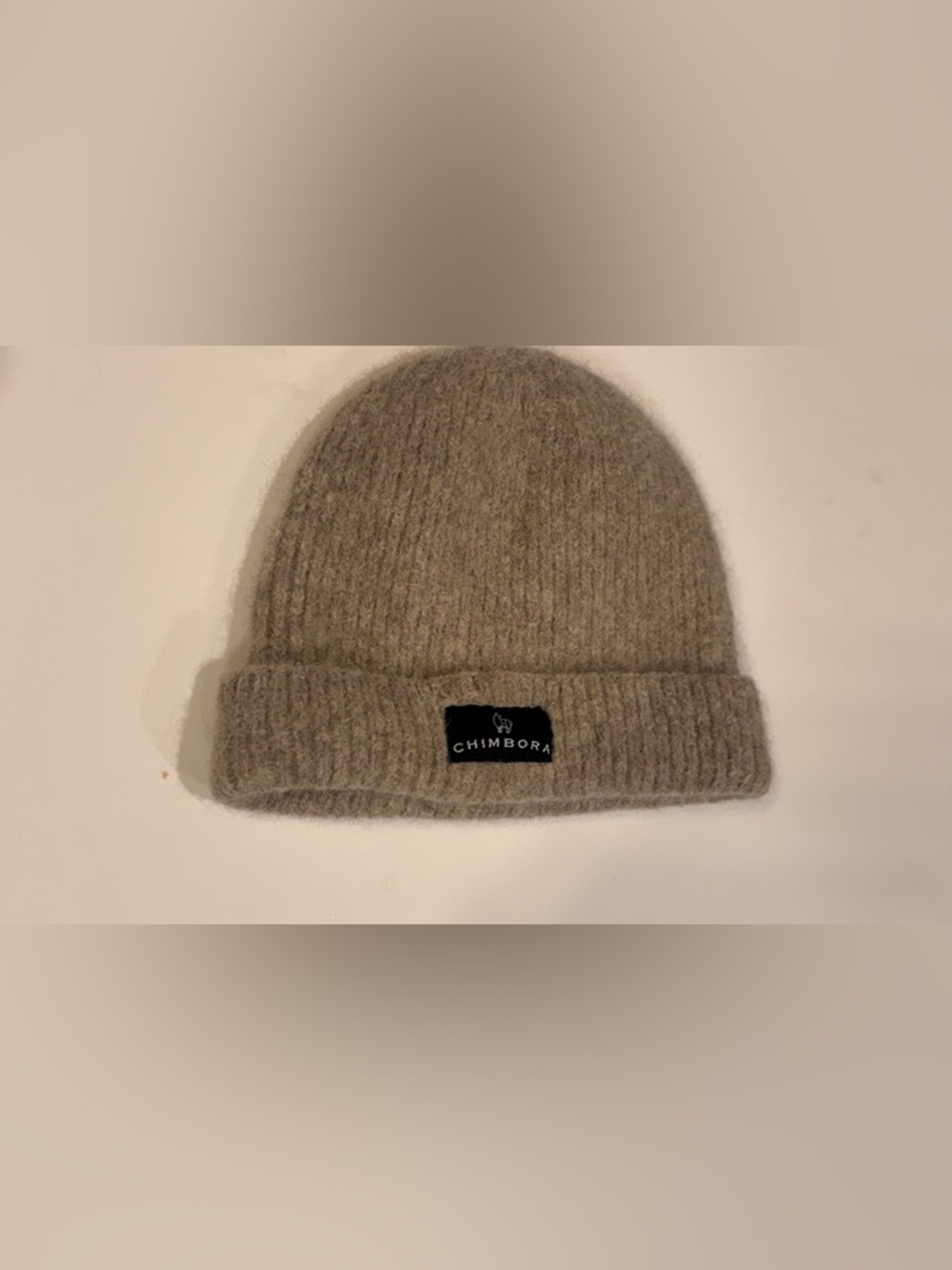 Chimbora Alpaca Wool Blend Oatmeal Colored Beanie Hat